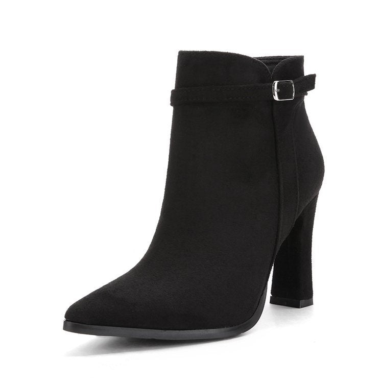 Éloriane – Bottines Élégantes à Talon Élancé