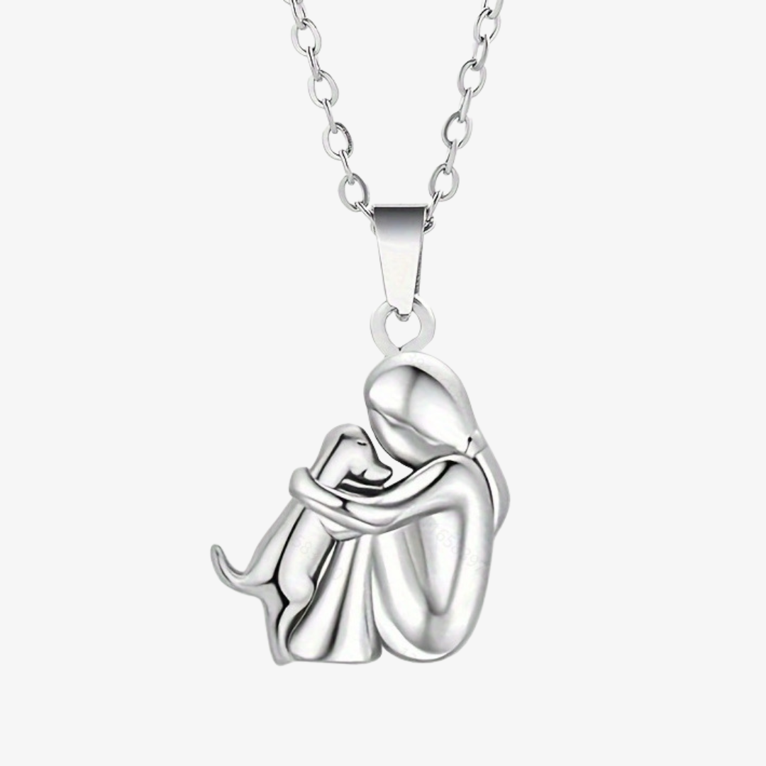 Olivia™ - Collier avec Pendentif en Forme de Chien