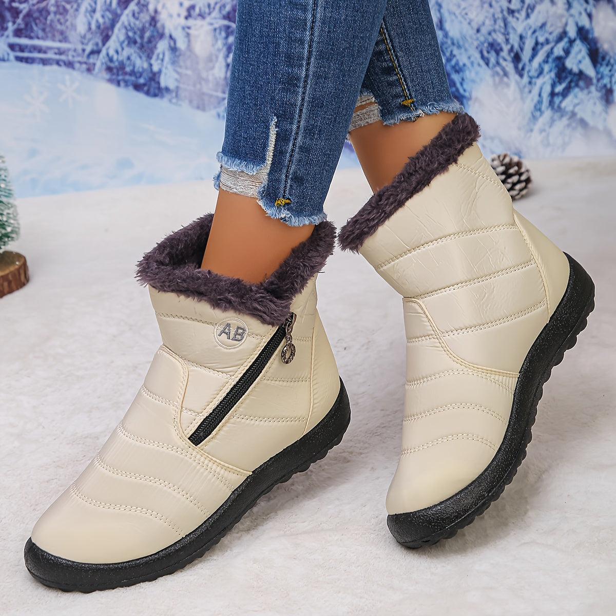 Marivelle | Bottes Hiver Chaudes Antidérapantes