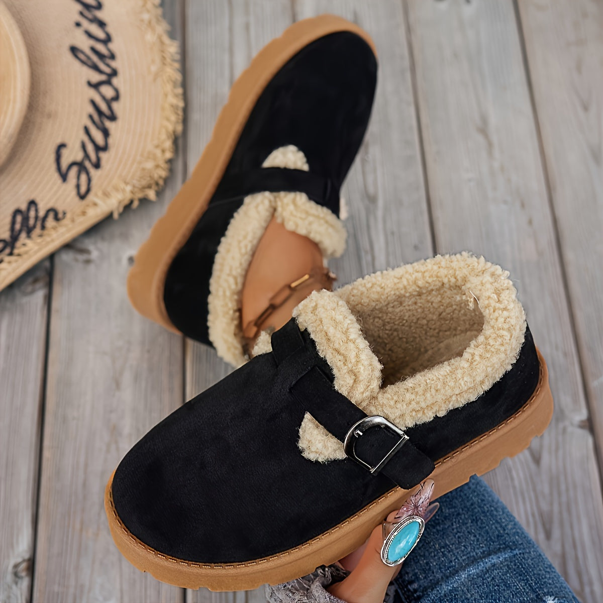 Lena | Bottines d’hiver douillettes à soutien ergonomique