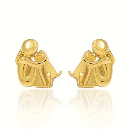 Lisa™ - Boucles d’Oreilles Icône Chien